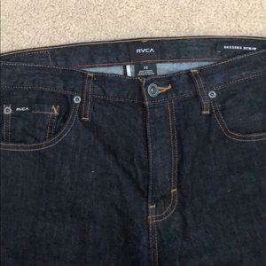 RVCA dark blue jeans